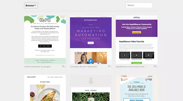Email Gallery
