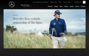 Mercedes-Benz One of the Notable WordPress Examples