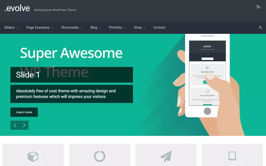 evolve wordpress theme